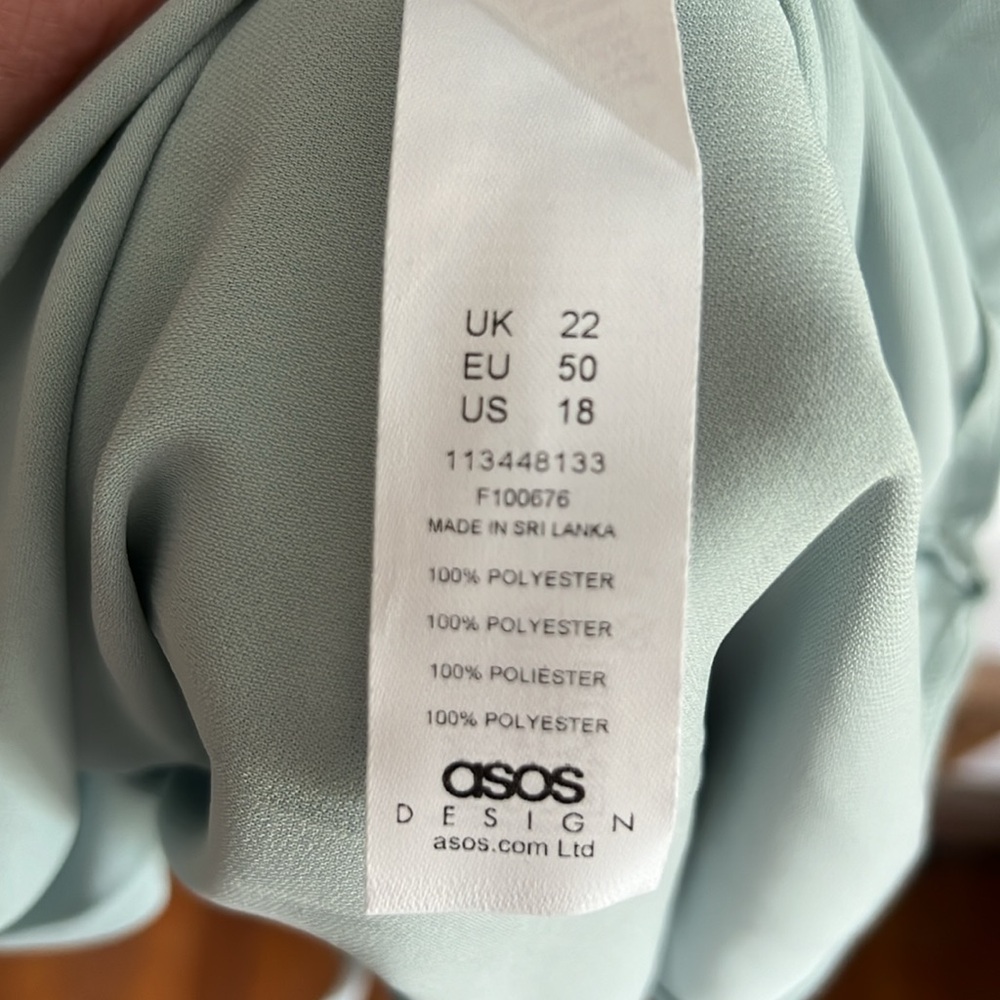ASOS Curve Blue Midi dress - Picture 6 of 8